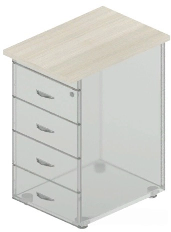 Топ к тумбе А-26т Агат ясень Шимо