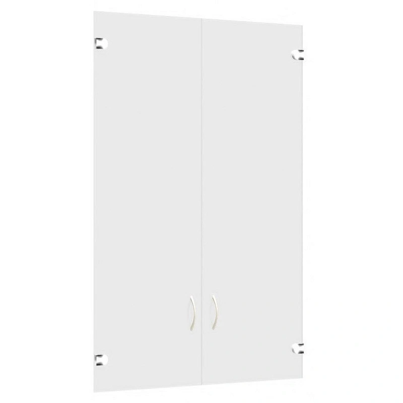 Двери А-01.2 Агат средние стеклянные стекло прозрачное