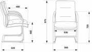 Кресло Бюрократ T-9927SL-LOW-V